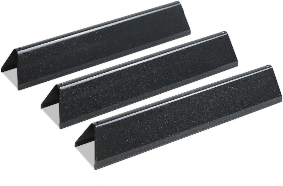 7635 15.3 Inch Flavorizer Bars for Weber Spirit I & II 200 Series Spirit E210 S210 E220 S220 Gas Grill with Front Control Knobs, Porcelain Enameled Heat Plate Flavor for spirit 210 Replacement Parts