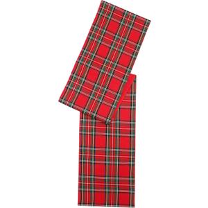 COTTON CRAFT Christmas Table Runner - Xmas Tartan Plaid Festive Tablerunner - Pure Cotton Gingham Buffalo Check Reusable Decorative Holiday Party Celebration Table Dcor  13x72 Inch  Red Green Multi