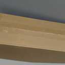 upsimples Floating Shelves for Wall, Wall Shelves for Decor Storage Set of 6, Wall Mounted Wood Shelf for Bedroom, Living Room, Bathroom, Kitchen, Picture Ledge Shelf, Brown (15.7in)