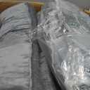 1 MIDDLE ONE Floor Pillow Set of 4, Memory Foam Meditation Cushion, Floor Cushions for Adults Sitting, Large Square Seat Cushions for Yoga, Living Room, 20x20 Inch (Grey)