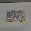 102Pcs Shelf Pins Pegs Kit,6 Styles Nickel Plated Shelf Support Pegs,Bookshelf Pegs for Shelves,L-Shaped Clips with Rubber Sleeve,Shelf Pins Holders for Furniture Glass Corner & Closet(5mm & 1/4inch)