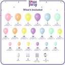 HOUSE OF PARTY 140PCS Pastel Rainbow Balloon Arch Garland Kit - Balloon Arch Kit-Birthday Balloons, Globos para Decoracion de Fiestas | Ideal for valentines day Baby Shower Party Decorations