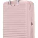 American Tourister Stratum 3.0 Medium 24-Inch Spinner, Airline Approved, Durable Hardside Luggage, Expands 1.5", RightHeight Adjustable Handle, Pink Blush, Medium - Checked