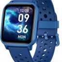 Kids Smart Watch, Smart Watch for Kids 4-16 Years Old with Sleep Mode, 19 Sports Mode, Pedometer, Birthday Gift for Boys Girls, Blue