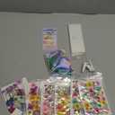 344 Pcs Pressed Flower Bookmark Making Kit, 50 Laminating Pouches with 242 Dried Flowers, 50 Tassels, Tweezer and Punch, Party DIY Crafts Bookmark for Reading Women Kids