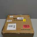 Framed Modern Abstract Wall Art for Living Room, 4 Piece Minimalist White and Gold Geometric Bright Style Wall Art Prints, Contemporary Luxury Square Wall Decor for Bedroom Office Dining Room, 12x12