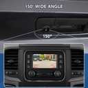 Tailgate Handle Backup Camera Fit for Dodge RAM 1500 2009-2017,Fit for Dodge RAM 2500 3500 2010-2017 Tailgate Reversing Rear View Park Assist Camera RCA Plug Replaces 68084284AB
