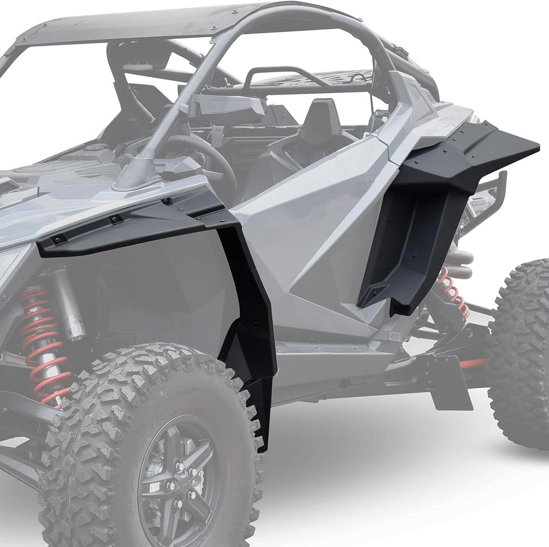 SAUTVS XXL Fender Flares for Polaris RZR PRO XP/PRO R/RZR Turbo R 2020-2024 Accessories, Front & Rear Full Coverage Fender Flares Mud Flaps Mud Guards (Replace #2884685)