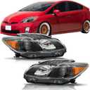 labwork Headlight Assembly Replacement for Toyota Prius 2012-2015 Headlights Set Driver  Passenger Side 81130-47520, 81170-47520