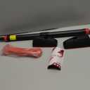 Pull Up Bar for Doorways, Chin Up Bar with Level Meter and Adjustable Width for Strength Training,No Screws Required, Weight Capacity 440 LBS (Orange and Black)