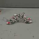 16.6ft Vintage Christmas Lights for Indoor Bedroom Decorations - 30 LED Globe Bulbs String Light with Snow & Cute Ornaments for Home Patio Decor Fireplace Xmas Tree Decoration