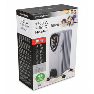 ProFusion Heat 7-Fin Mechanical Oil Filled Heater 1500W