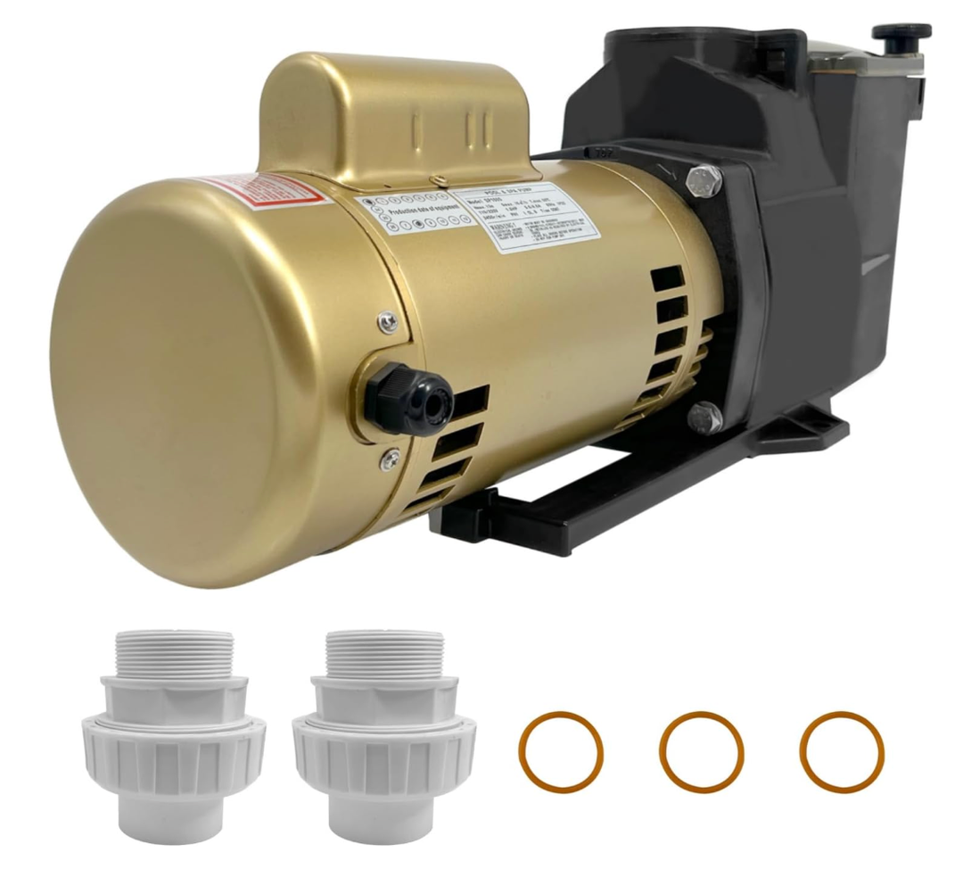 W3SP2610X15 1.5HP Super Pool Pump Compatible with Hayward SP2610X15 | Single Speed Pool Pump 115/230V, Inground Pool Pump with 2" Port for Swimming Pools and Spas