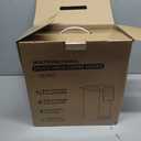 Horavie Single Serve Coffee Maker for K-Cup Pod & Grounds, Hot & Iced Coffee Maker, Strong Button Feature, 6 to 14oz Brew Sizes, 50oz Removable Reservoir, Fit 6.5" Mugs, Stainless Steel, White (11.2 Inch)