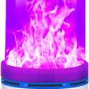 Upgraded LED Purple Flame Light Bulbs, 4-Mode Flickering Light Bulbs with Gravity Sensor, E26 Fire Light Bulb for Porch Party Patio Home Halloween Christmas Indoor Outdoor (Purple, 1)