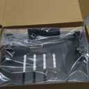 LUKETURE Desk Side Storage, 2 Tier Steel Hanging Organizer, No Drill Side Desk Organizer, Laptop Holder, with Pen Holder, Hanging Table Storage for Office Home, Fits Flat Edge Tables 0.3" to 2.8" (Black)