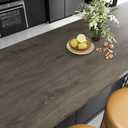 VEELIKE Thick Dark Brown Wood Contact Paper Peel and Stick Countertop Contact Paper Waterproof 24''x354'' Peel and Stick Wood Wallpaper Self Adhesive Woods Vinyl Wrap for Countertops Cabinets Table