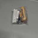 4 x Square Claw Clip for Thick or Fine Hair  Non-Slip Cozy Silicone Hair Clip, Flexible & Unbreakable Hair Claw, Lightweight Matte Finish, Strong Hold All Day (Black+White+Red+Khaki)