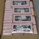 Yinder 50 Set Heart Shaped Measuring Spoons Wedding Favors for Guests Measuring Spoon Favors Gift with Gift Box and Thank You Card for Wedding Bridal Shower Baby Shower Birthday Souvenirs(Pink)