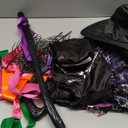 Sarfel Toddler Witch Costume Kids Witch Costume for Girls Halloween Costumes Kids Halloween Costumes for Girls Witches Outfit (2-4 Years, Purple)