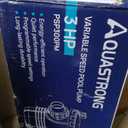 Aquastrong Variable Speed Pool Pump, 3 HP, 220V, 11359GPH, In/Above Pool Pump, Energy Efficient, High Flow, Powerful Self Primming Swimming Pool Pumps with Filter Basket