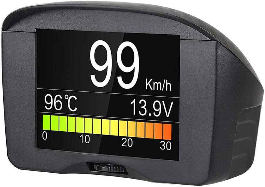 LOOKPET OBD2 Code Reader Head Up Display with Display Battery Voltage, Engine Temperature & Charging Voltages, Overspeed Alarm