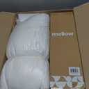 Mellow Puff Pillow Cooling Ice Silk Bed Pillow, Back & Stomach Sleepers | Fluffy Goose Down Alternative Fill, Hypoallergenic & Machine Washable Pillow for Side, Baby Blue, Lightweight Summer Quilt