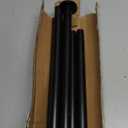 CorkLatta Black Shower Curtain Rod 31 to 92 Inch, 1 Inch Diameter Adjustable Spring Tension Stainless Steel Telescoping Rod, Easy Install, No Rust