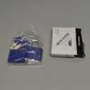 Puroma Lock Keyed Padlock, 2 Pack Aluminum Locks with 3 Keys Alike, 7/8 Inch Locker Lock 43mm Small Padlocks for Gate, Fence, Shed, Toolbox, School Gym Locker (Blue)