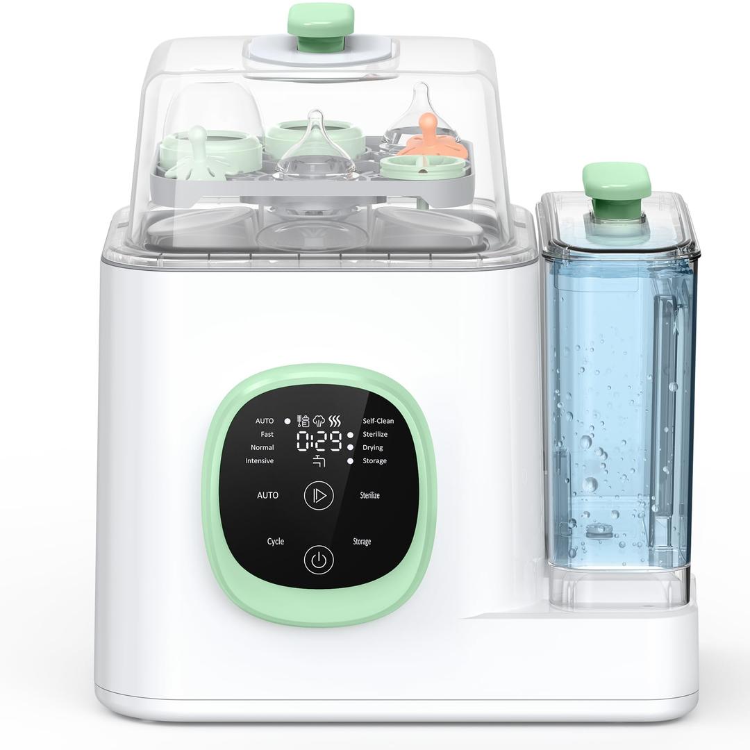Baby Bottle Washer, Sterilizer & Dryer, All-in-One Cleaning Machine