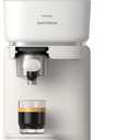 Philips Baristina Espresso Machine - Real espresso, made simple. Compact coffee machine, natural white with white portafilter, 16 bar pump pressure, automatic grinder, Cafe Crema (BAR300/00)
