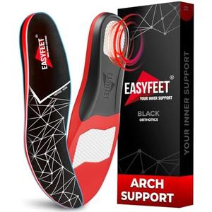 Premium Anti-Fatigue Shoe High Arch Support Insoles Men Women - Plantar Fasciitis Inserts - Orthotic Inserts Shoe Soles Standing All Day - Flat Feet Foot - Work Boot Insoles, XS