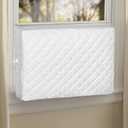 Indoor AC Cover: Window Air Conditioner Covers for Inside 17"(L) x 13"(H) x 3.5"(D) , Window AC Cover for Winter with 3 Layers Insulation, Waterproof for Bedroom Living Room