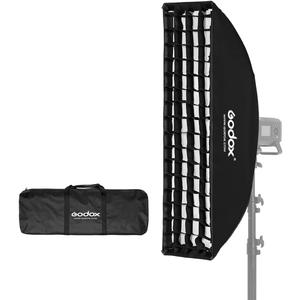 Godox Strip Box 9x35in / 22x90cm Strip SoftBox, Bowens Mount Softbox Compatible Studio Strobe MS300 SK400II AD600 AD400 and VL150II SL-60W SL60II SL150III SL300III SZ200Bi LED Light (FW22x90 (1PCS)