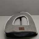 Cat Beds for Indoor Cats-Cat Bed Cave House Tent for Kittens and Small Pets with Washable Cushioned,Soft and Warm Indoor House, Grey, 15 inches