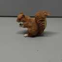 CNFCollection Squirrel Figurine  Versatile Resin Sculpture for Home & Garden  Indoor/Outdoor Wildlife Decor with Pine Cone (Brown)