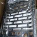 AGTEK 24 inch Fireplace Log Grate Heavy Duty Solid Steel Fire Grates Wood Stove Chimney Burning Rack Holder