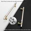 10 Pack Brushed Nickel Drawer Pulls 4 Inch Cabinet Handles Brushed Gold Kitchen Cabinet Handles Dresser Drawer Pulls Kitchen Hardware for Cupboard Bathroom