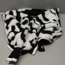 ThusFar Women Fashion Button Down Color block Cardigan Sweaters Fall Slim Crop Outwear Open Front Knit Coat Streetwear (X-Large, Typed-black)