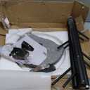 Acteomsly 2-Pack Vertical Coat Rack Wall Mounted, Modern Coat and Hat Rack, 15.9 Inch Metal Tree Coat Racks for Hats, Jackets, Bags, Clothes, Hats Entryway Bedroom, Living Room (Black）