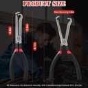 2 x Upgraded 37960 Electrical Disconnect Pliers, 8in Automotive Tools Electrical Connector Pliers, Automotive Tools for Auto Mass Air Flow Sensors, Fuel Injectors and Long Spark Plug (Stright)