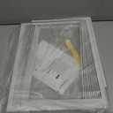 LBG Products Window Air Conditioner Side Panel and Frame Set,AC Accordion Filler Kit,Fits Most 10000BTU Window Air Conditioners