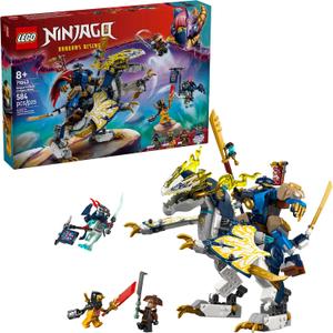 LEGO NINJAGO Rogues Mech Dragon Rider Building Toy - Dragons Rising Play Set & 4 Ninja Toy Minifigures for Boys & Girls, Ages 8+ - 2 Ways to Build & Play - Gift Idea for Birthdays - 71843