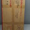 WOHOMO Folding Desk, 31.5" Small Desk for Small Spaces, Easy Assemble Foldable Computer Desk for Laptop, Mini Portable Working Table Narrow Wooden Writing Workstation for Home Office, White