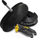 Ultraverse Bike Inner Tube for 700x35-43c, 28 inch Bicycle Wheel Sizes with 48mm Presta Valve - Butyl Rubber Tubes for Road and Gravel Bikes - 2 Pack with 2 tire levers Included