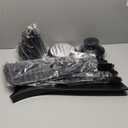 Depuley 42-Inch Ceiling Fans with Lights: Black 3 Blade Flush Mount Low Profile Ceiling Fan for Bedroom - Dimmable Indoor Outdoor Fan with Remote APP Control Ultra Quiet DC Motor Timer