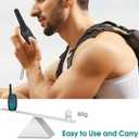 Topsung Walkie Talkies Long Range, M880 Two Way Radio for Adults with Mic LCD Screen/Resistance Wakie-Talkies with Noise Cancelling for Men Women Outdoor Adventures Cruise Ship (Blue and Violet)