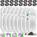 Cat Water Fountain Filters Replacement, 16 Pcs Pet Water Fountain Filter with 16 Pcs Foam Sponges for 67oz/2L & 108oz/3.2L Stainless Steel Pet Cat Water Fountain Dispenser Filters