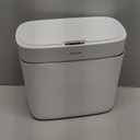 MOPALL Automatic Motion Sensor Bathroom Trash Can with Lid, 3.5 Gallon Touchless Garbage Can,Waterproof Smart Trash Can Small Waste Basket for Kitchen Bedroom Office Bathroom Living Room RV