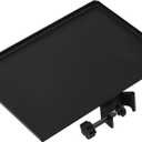 RTNLIT Heavy Duty Metal Music Stand Tray, Universal Mic Stand Tray for Music Sheet, Singing, Stage, Audio Recording (7.9" x 5.5")
